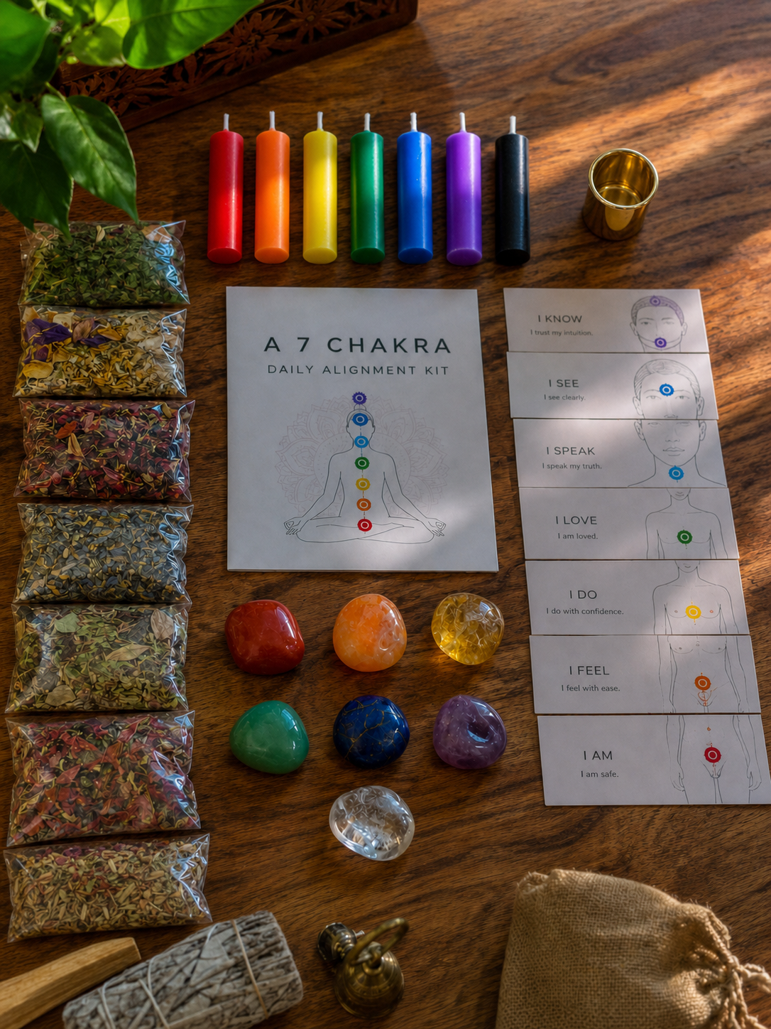 7 Day Daily Chakra Alignment Kit